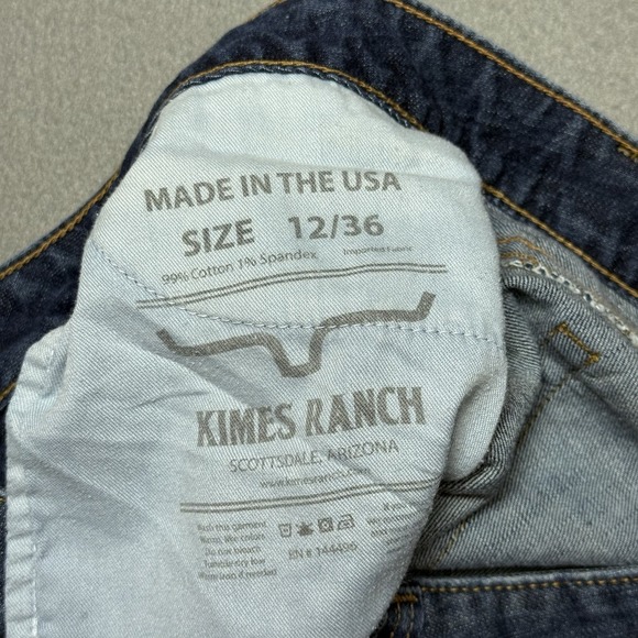 Kimes Ranch Jeans Womens 12/36 (34x36) BETTY Midrise Straight Ranch Rodeo Farm - Picture 3 of 9
